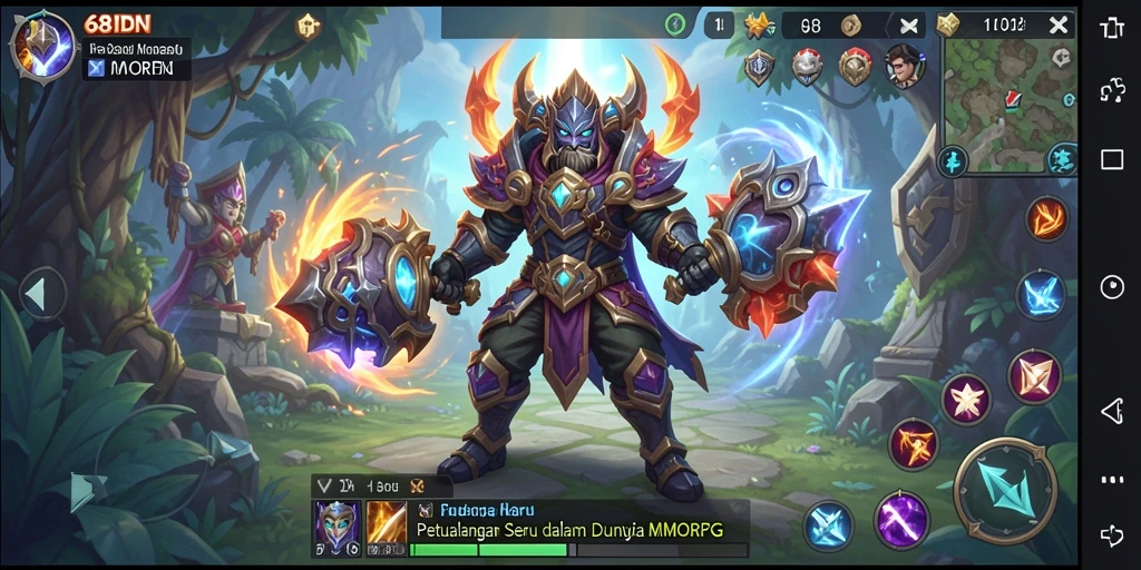 Tampilan gameplay yang menarik dan seru di 68IDN