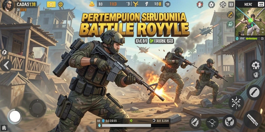 Gameplay seru di CADAS138 dengan pertempuran intens dan strategi tim.