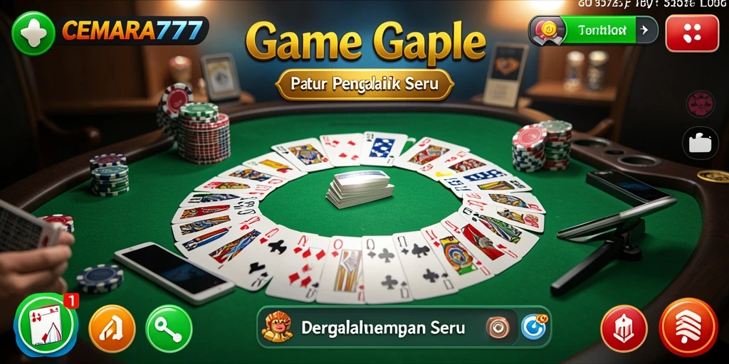 Tampilan gameplay CEMARA777 yang seru dan menarik.
