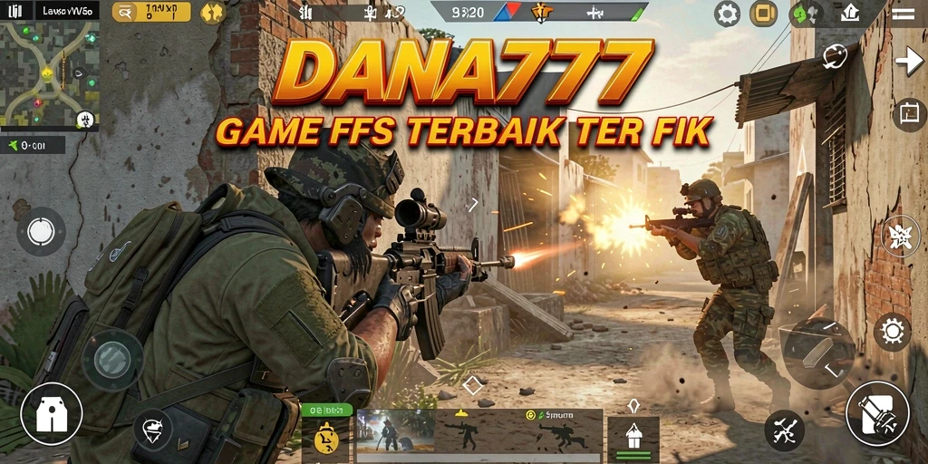 Screenshot DANA777 menampilkan aksi tembak-menembak yang mendebarkan.