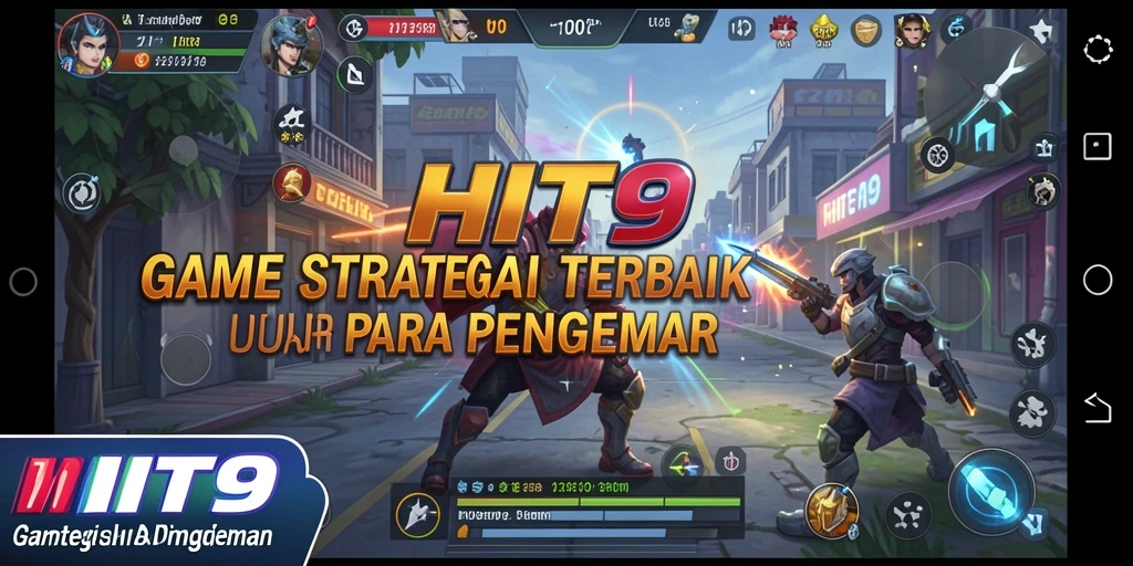 Screenshot gameplay HIT9 yang menunjukkan aksi strategi yang menegangkan.