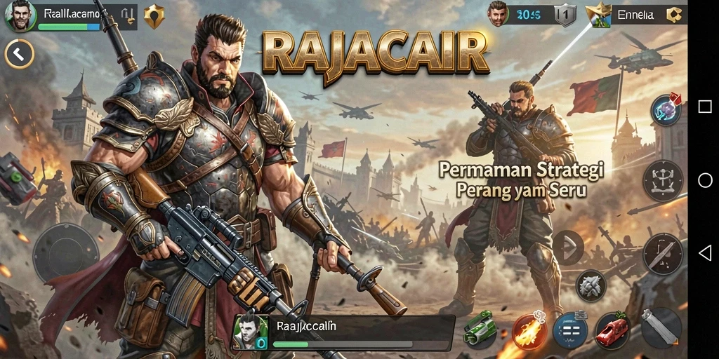 Tampilan gameplay RAJACAIR yang menarik dan dinamis.